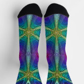 Rainbow Pattern Socken (Oben)