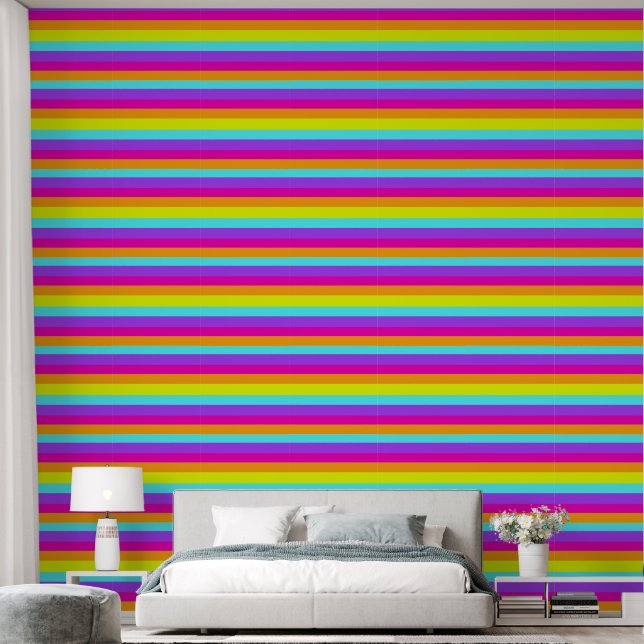 Rainbow Pattern Tapete (Schlafzimmer)