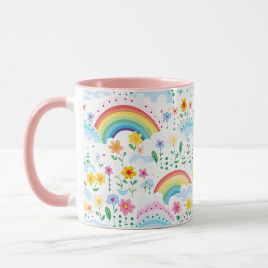 Rainbow Pattern Tasse (Links)