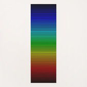 Rainbow Pattern Yogamatte (Vorderseite)