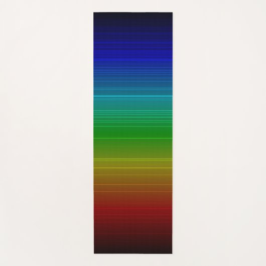 Rainbow Pattern Yogamatte (Vorderseite)