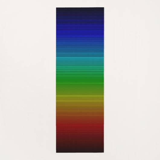 Rainbow Pattern Yogamatte (Rückseite)