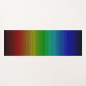 Rainbow Pattern Yogamatte (Vorderseite (Horizontal))