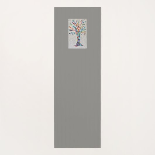 Rainbow Pattern Yogamatte (Rückseite)