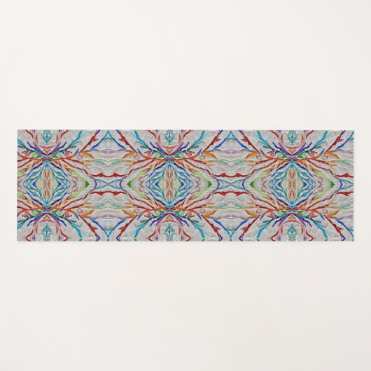 Rainbow Pattern Yogamatte (Vorderseite (Horizontal))