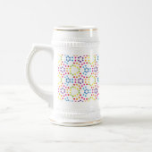 Rainbow Patternpolka Bierglas (Links)
