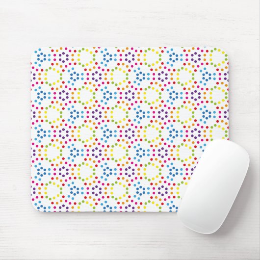 Rainbow Patternpolka Mousepad (Mit Mouse)