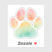 Rainbow Paw Aufkleber (Blatt)