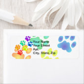 Rainbow Paw Prints (Insitu)