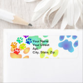 Rainbow Paw Prints (Insitu)