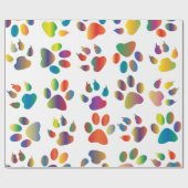 Rainbow Paws Geschenkpapier (Flach)