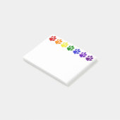 Rainbow Paws Post-it Klebezettel (angewinkelt)