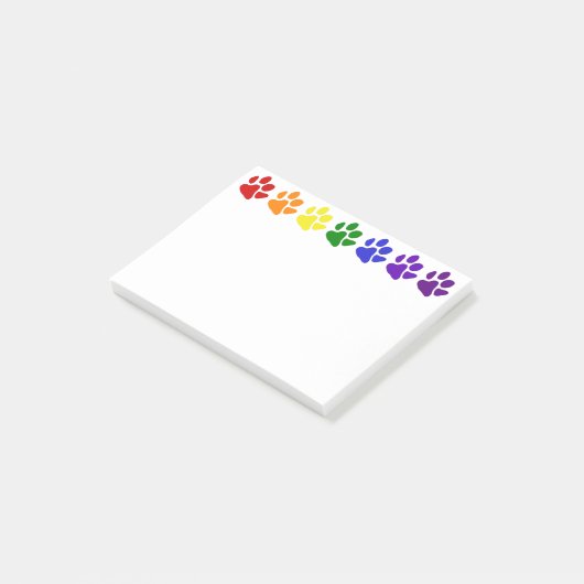 Rainbow Paws Post-it Klebezettel (angewinkelt)