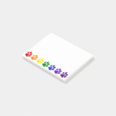 Rainbow Paws Post-it Klebezettel (angewinkelt)