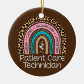 Rainbow PCT Tech Nurse Keramik Ornament (Vorne)
