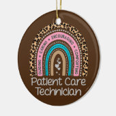 Rainbow PCT Tech Nurse Keramik Ornament (Links)