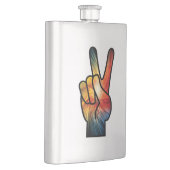 Rainbow Peace Flachmann (Rechts)