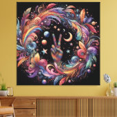 Rainbow Peace Leinwanddruck (Insitu (Wohnzimmer))