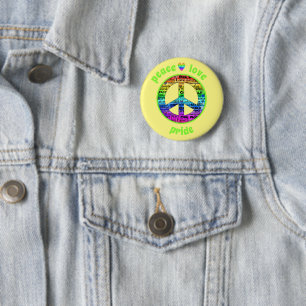 Rainbow Peace Liebe Pricing Awareness Button