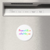 Rainbow Peace Liebe und alles, was Jazz Magnet (In Situ (Geschirrspüler))