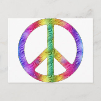 Rainbow Peace Postkarte