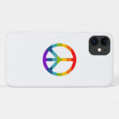 Rainbow Peace Sign Case-Mate iPhone Hülle (Rückseite (Horizontal))