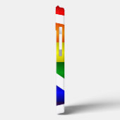 Rainbow Peace Sign Case-Mate iPhone Hülle (Rückseite / Links)