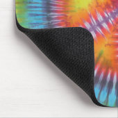 Rainbow Peace Sign Gefärbte Krawatte Mouse Pad Mousepad (Ecke)