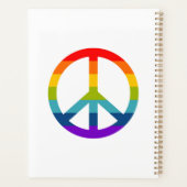 Rainbow Peace Sign Planer (Rückseite)