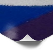 Rainbow Peace Sign Poster (Ecke)