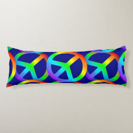 Rainbow Peace Sign Seitenschläferkissen