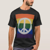 Rainbow Peace Sign Shirts (Vorderseite)