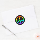 Rainbow Peace Sign Sticker (Umschlag)