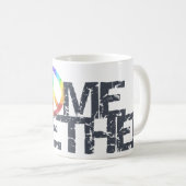 Rainbow Peace Sign Tasse (VorderseiteRechts)