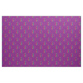 Rainbow Peace Signs Lila Stoff (Fat Quarter (45,7 x 55,9 cm))