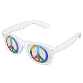 Rainbow Peace Sonnenbrille (Schrägansicht)