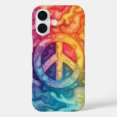 Rainbow Peace Splash Handy Case (Rückseite)