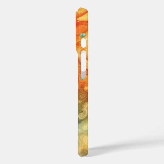 Rainbow Peace Splash Handy Case (Rückseite / Links)