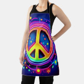Rainbow Peace Symbol Art Schürze (InSitu)