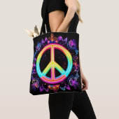 Rainbow Peace Symbol Art Tasche (Von Nahem)
