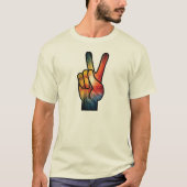 Rainbow Peace T-Shirt (Vorderseite)