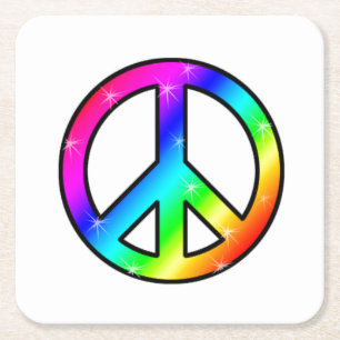 Rainbow Peace Untersetzer