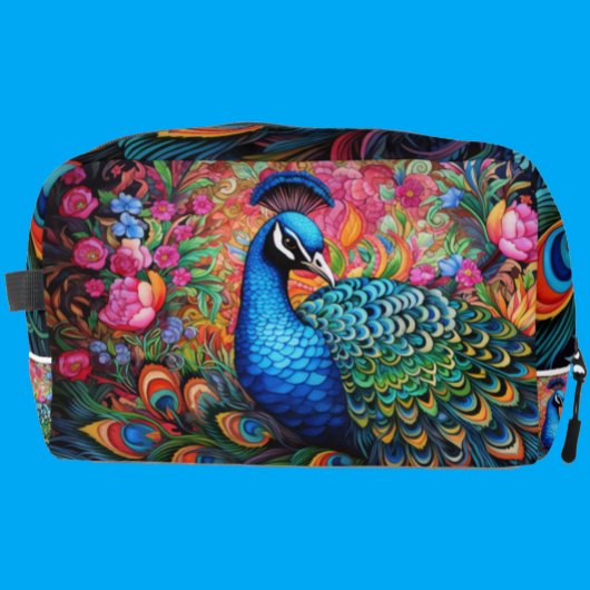 Rainbow Peacock Dopp Kit Waschbeutel
