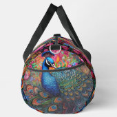 Rainbow Peacock Large Duffel Bag Duffle Bag (Rechts)
