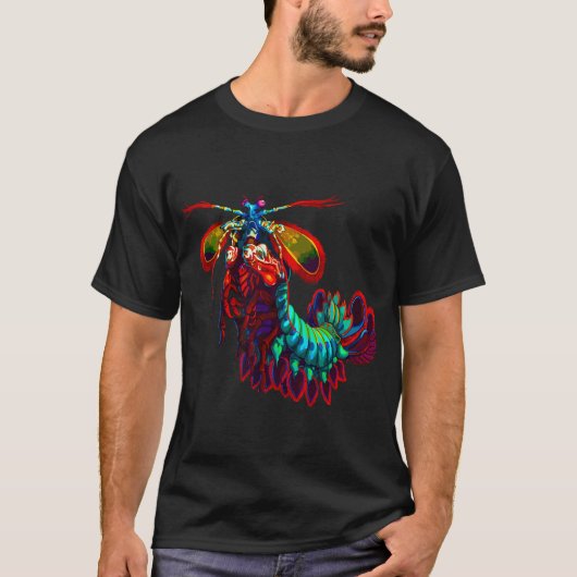 Rainbow Peacock Mantis Shrimp T-Shirt (Vorderseite)