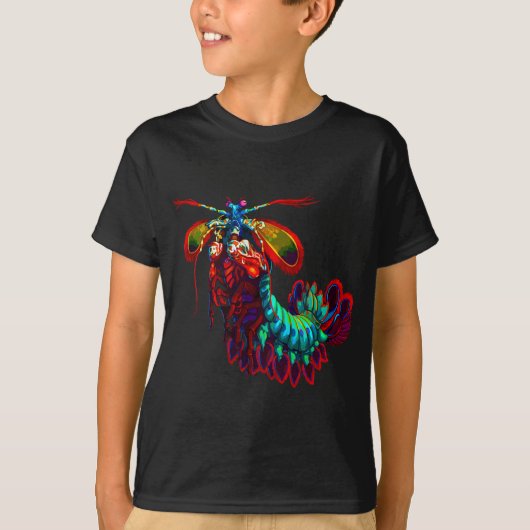 Rainbow Peacock Mantis Shrimp T-Shirt (Vorderseite)