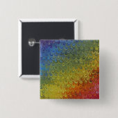 Rainbow Peacock Marble Button (Vorne & Hinten)
