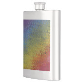 Rainbow Peacock Marble Flachmann (Links)