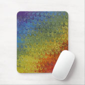 Rainbow Peacock Marble Mousepad (Mit Mouse)