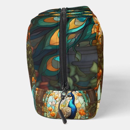Rainbow Peacock Toilettenartikel Beutel Dopp Kit (Rechts)